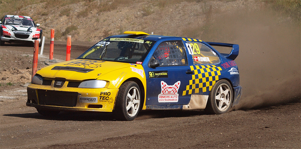 Dennis Rømer gik til stålet med sin Seat Cordoba 4WD
(Foto: Kirketerp)